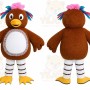 Brown Owl Mascot Costume