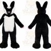Black Rabbit Mascot Costume