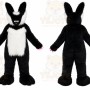 Black Rabbit Mascot Costume