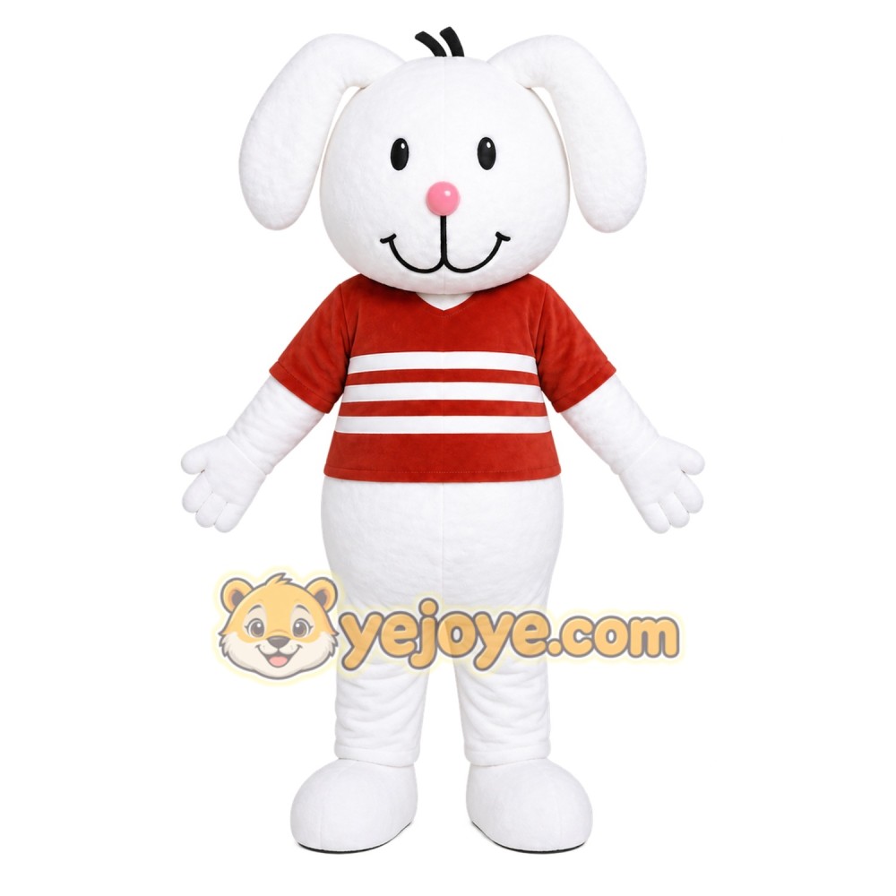 Striped Puppy Mascot Costume Striped Puppy Mascot Costume