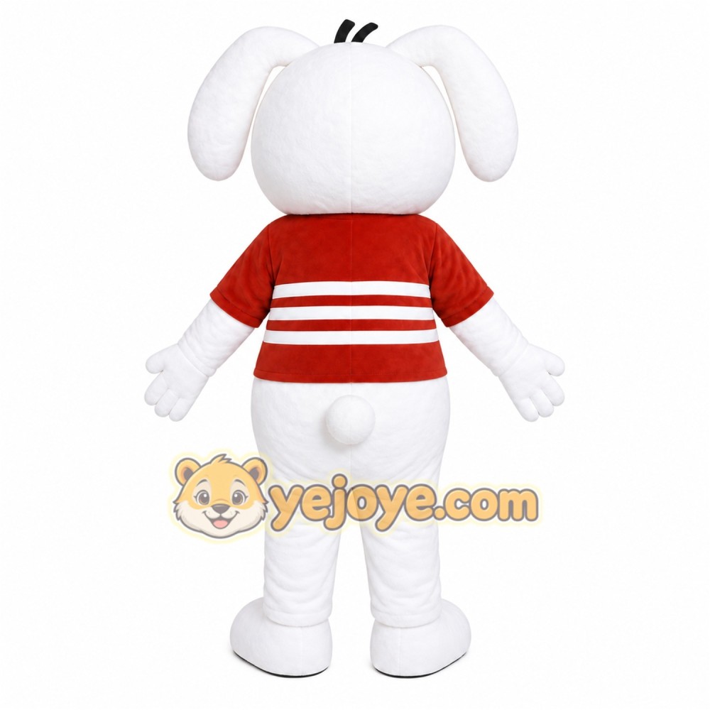 Striped Puppy Mascot Costume Striped Puppy Mascot Costume