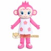 Pink Doll Mascot Costume