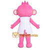 Pink Doll Mascot Costume