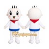 White Baby Character Mascot Costume White Baby Character Mascot Costume