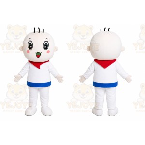 White Baby Character Mascot Costume