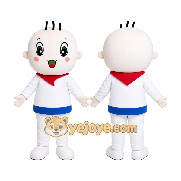 White Baby Character Mascot Costume