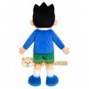 Blue Shirt Boy Mascot Costume