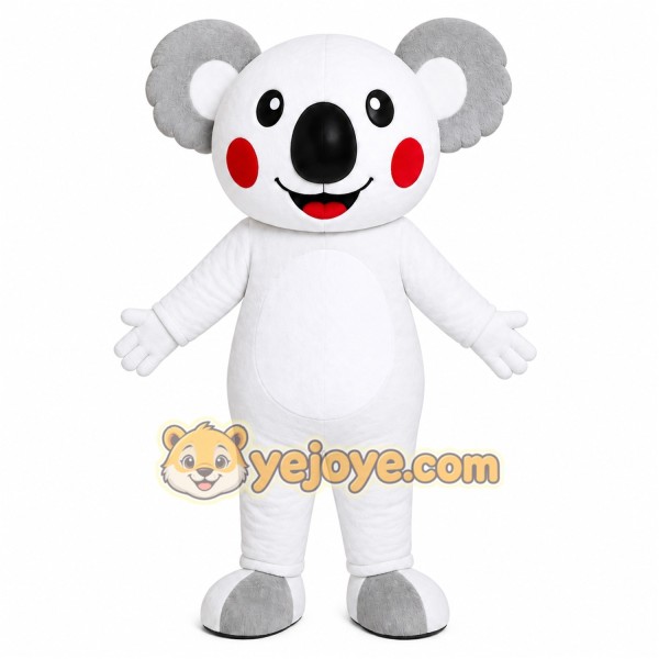 White Koala Mascot Costume