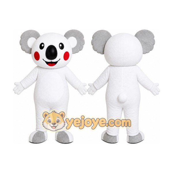 White Koala Mascot Costume
