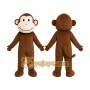 Brown Monkey Mascot Costume