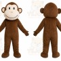 Brown Monkey Mascot Costume