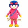 Pink Girl Sunglasses Mascot Costume