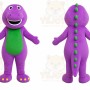 Purple Dinosaur Mascot Costume