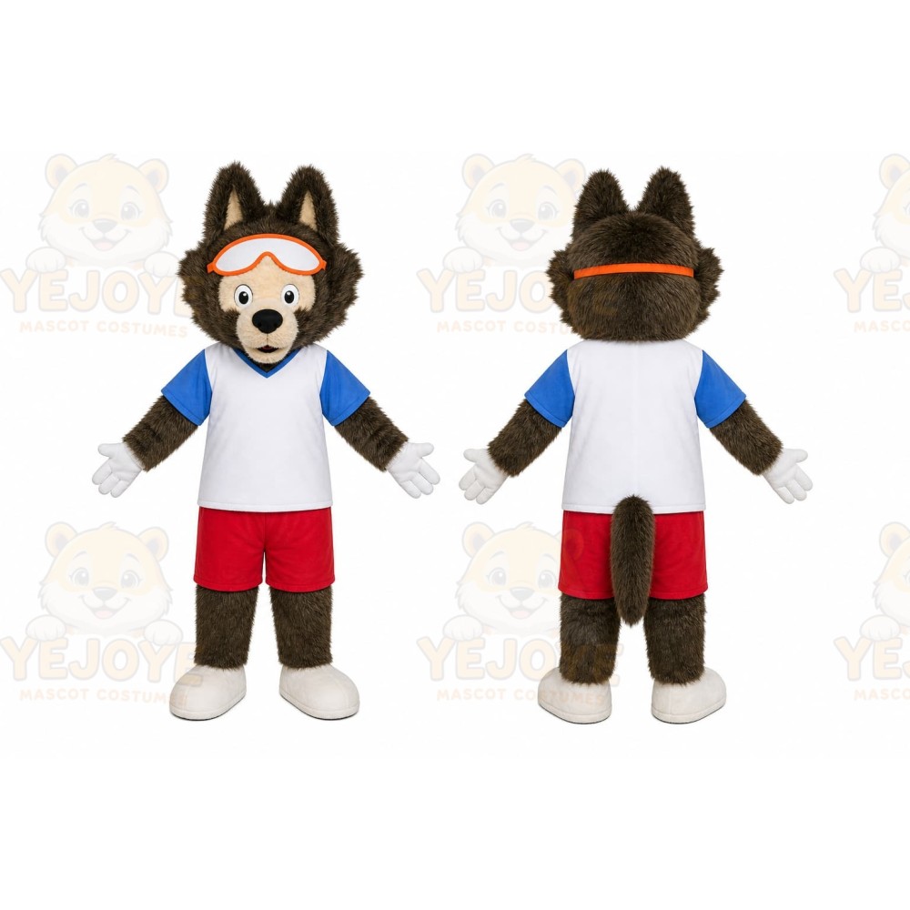 Brown Dog Sports Mascot Costume