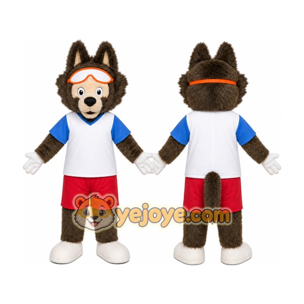 Brown Dog Sports Mascot Costume