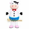 Cow Chef Mascot Costume Cow Chef Mascot Costume