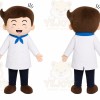 Doctor Boy Mascot Costume