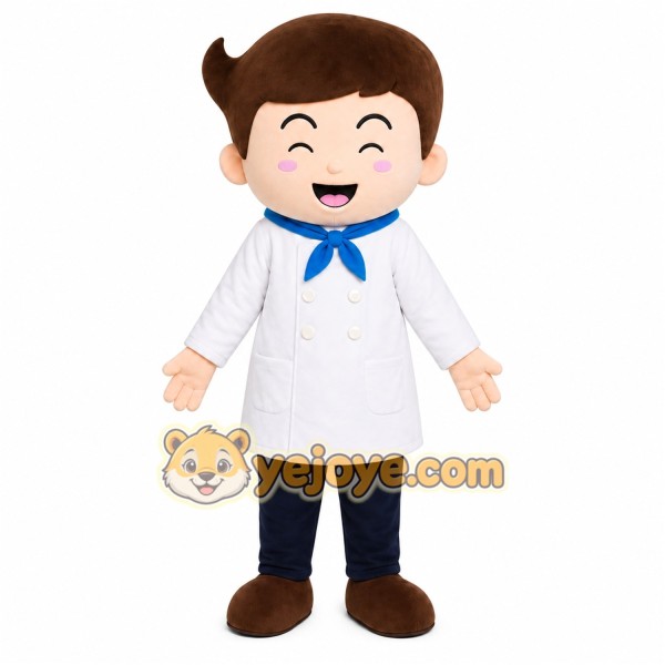 Doctor Boy Mascot Costume