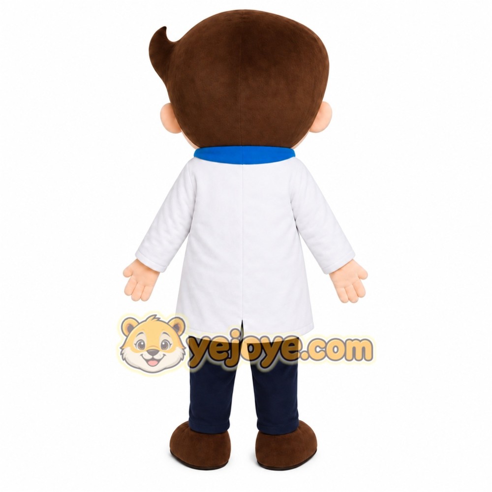 Doctor Boy Mascot Costume Doctor Boy Mascot Costume