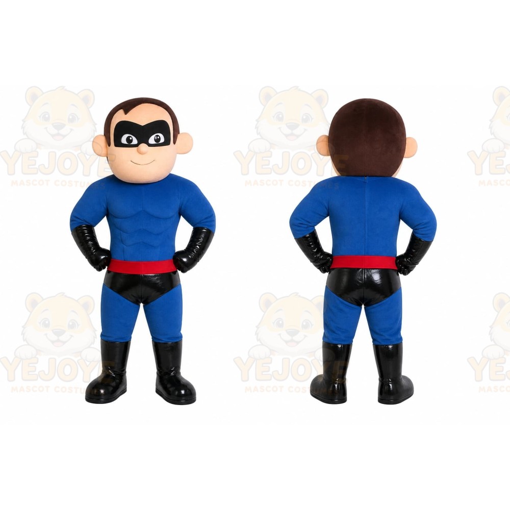 Superhero Boy Mascot Costume