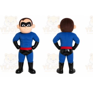 Superhero Boy Mascot Costume