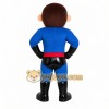 Superhero Boy Mascot Costume Superhero Boy Mascot Costume