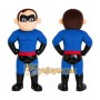 Superhero Boy Mascot Costume