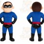 Superhero Boy Mascot Costume
