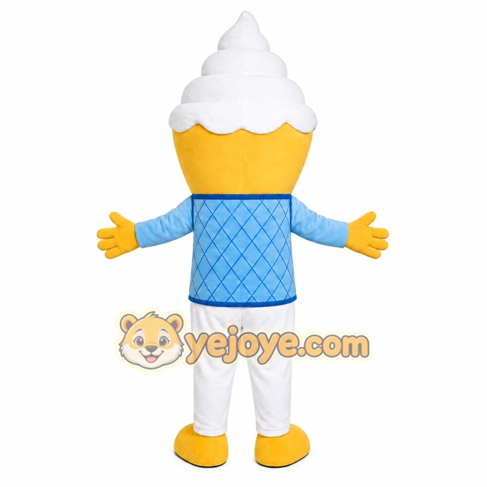 Yellow Hair Boy Mascot Costume