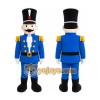 Blue Toy Soldier Mascot Costume