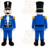 Blue Toy Soldier Mascot Costume