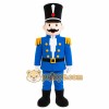 Blue Toy Soldier Mascot Costume