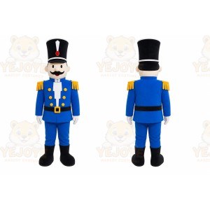Blue Toy Soldier Mascot Costume