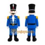 Blue Toy Soldier Mascot Costume