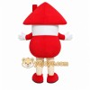 Red House Mascot Costume Red House Mascot Costume