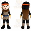 Black Warrior Girl Mascot Costume