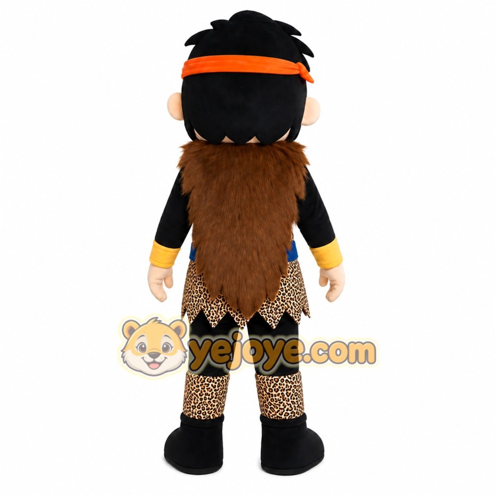 Black Warrior Girl Mascot Costume Black Warrior Girl Mascot Costume