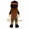 Black Warrior Girl Mascot Costume Black Warrior Girl Mascot Costume