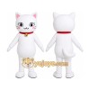 White Cat Mascot Costume