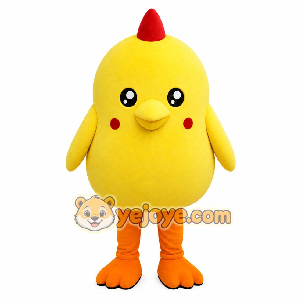 Yellow Chick Mascot Costume Yellow Chick Mascot Costume