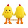 Yellow Chick Mascot Costume