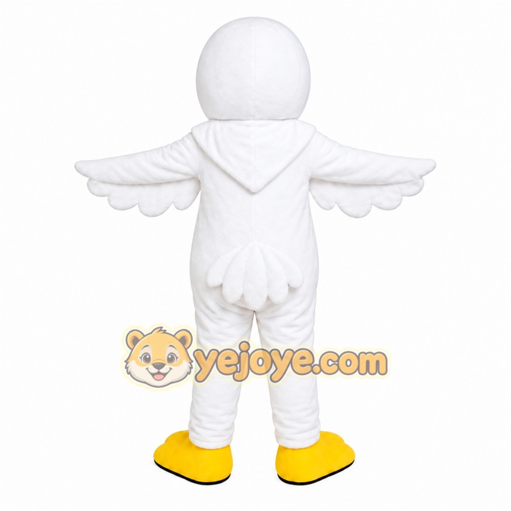 White Bird Mascot Costume White Bird Mascot Costume