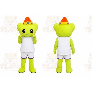 Green Frog Boy Mascot Costume