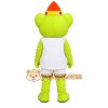 Green Frog Boy Mascot Costume Green Frog Boy Mascot Costume