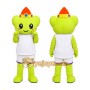 Green Frog Boy Mascot Costume