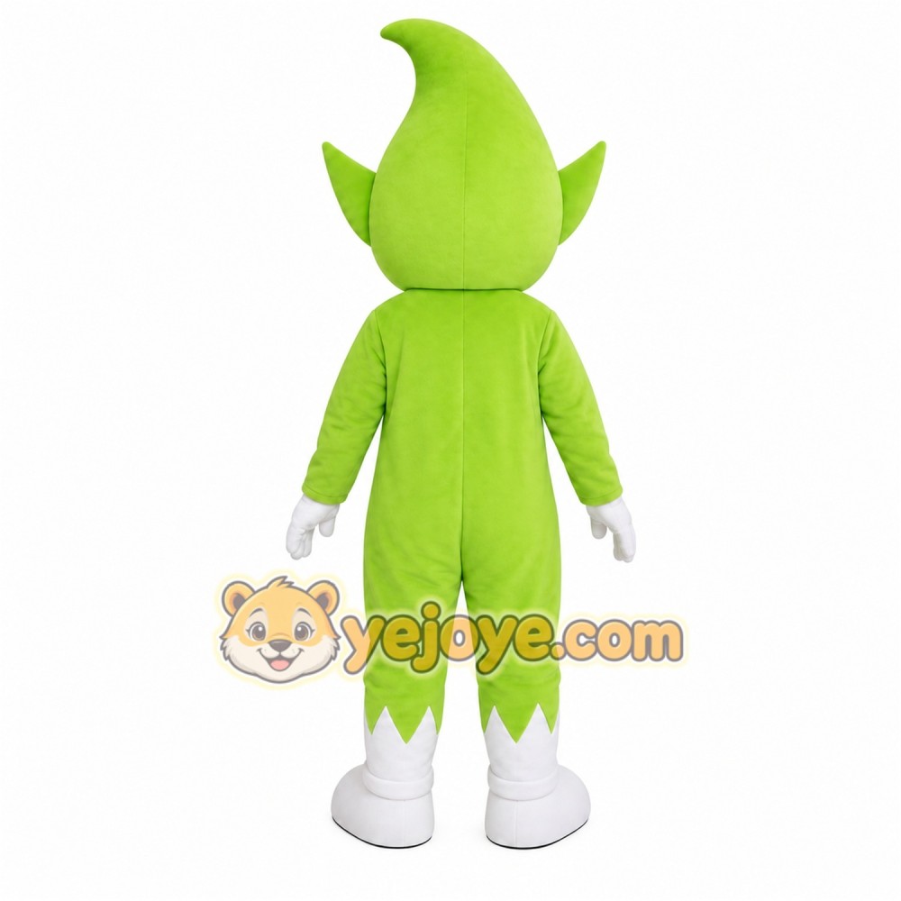 Green Elf Girl Mascot Costume