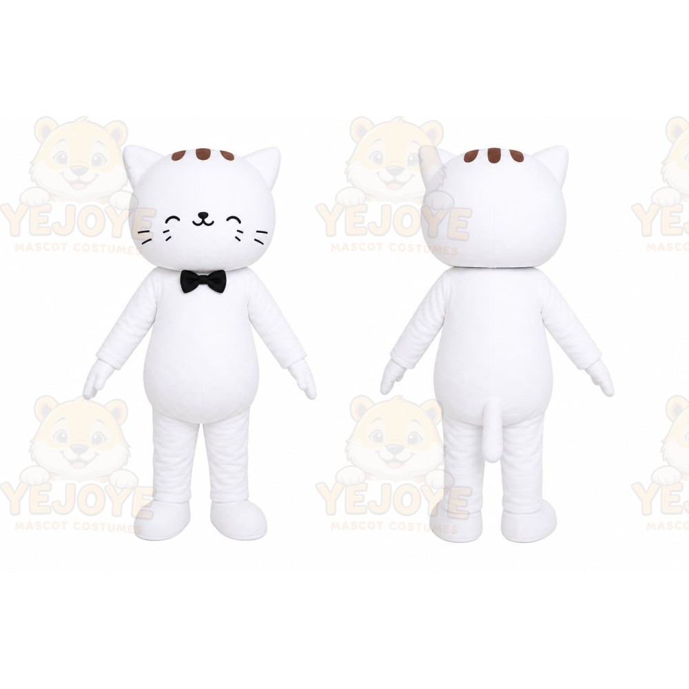 White Cat Mascot Costume
