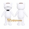 White Cat Mascot Costume