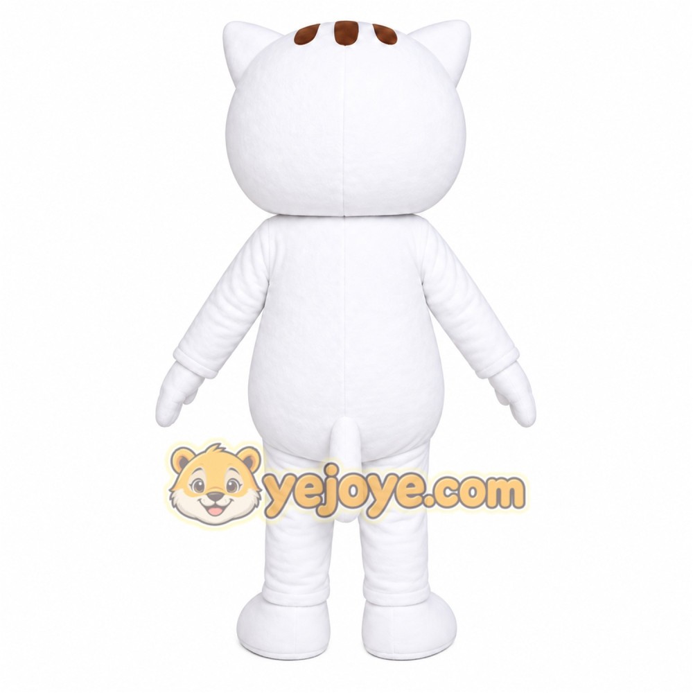 White Cat Mascot Costume