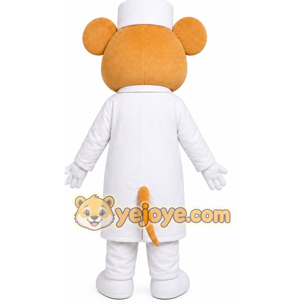 Doctor Mouse Mascot Costume Doctor Mouse Mascot Costume